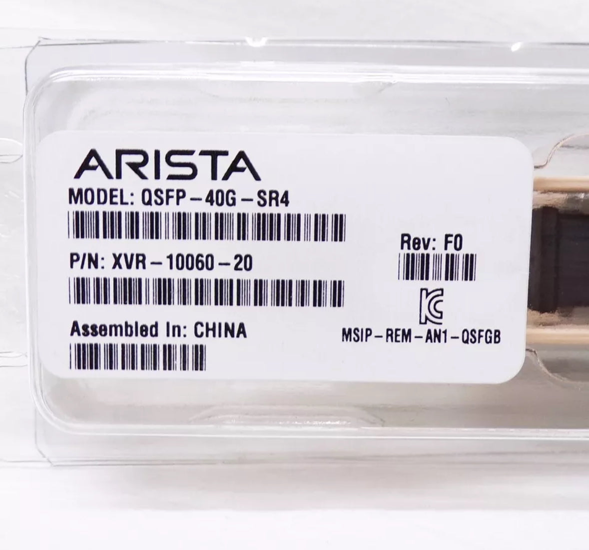NEW Genuine ARISTA QSFP-40G-SR4 Optical Transceiver XVR-10060-20