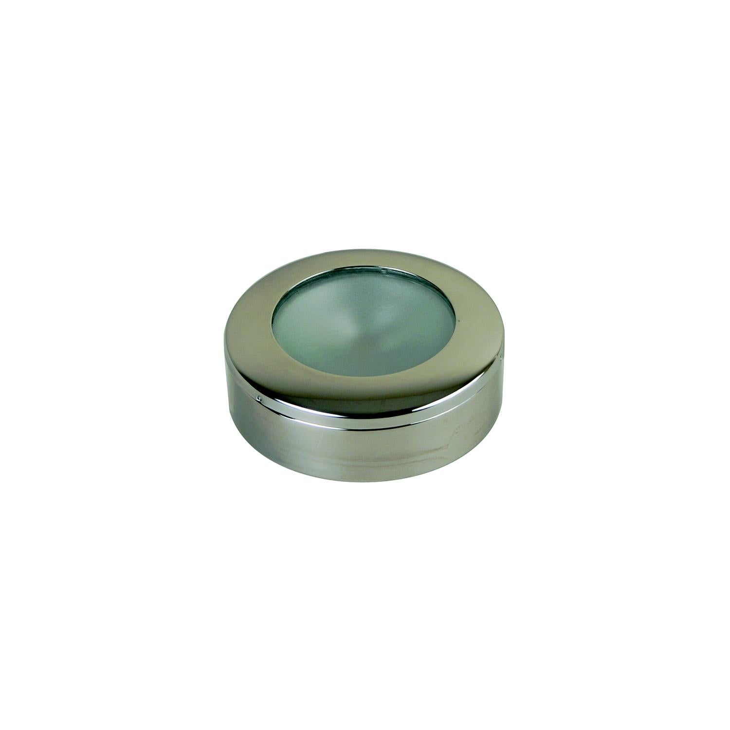 Scandvik 41378P LED 3" Surface Mount Ceiling Light, Warm White w/Blue Night Light