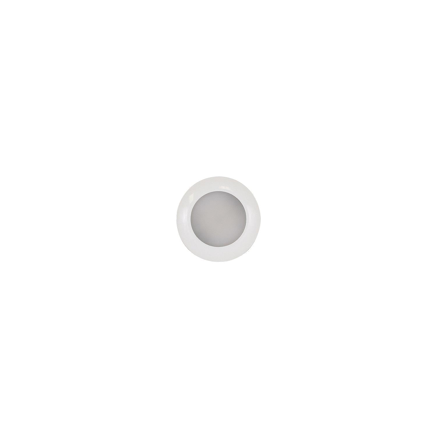 Scandvik 41673P S3 Surface Mount LED Downlight w/White Bezel, Warm White / Blue
