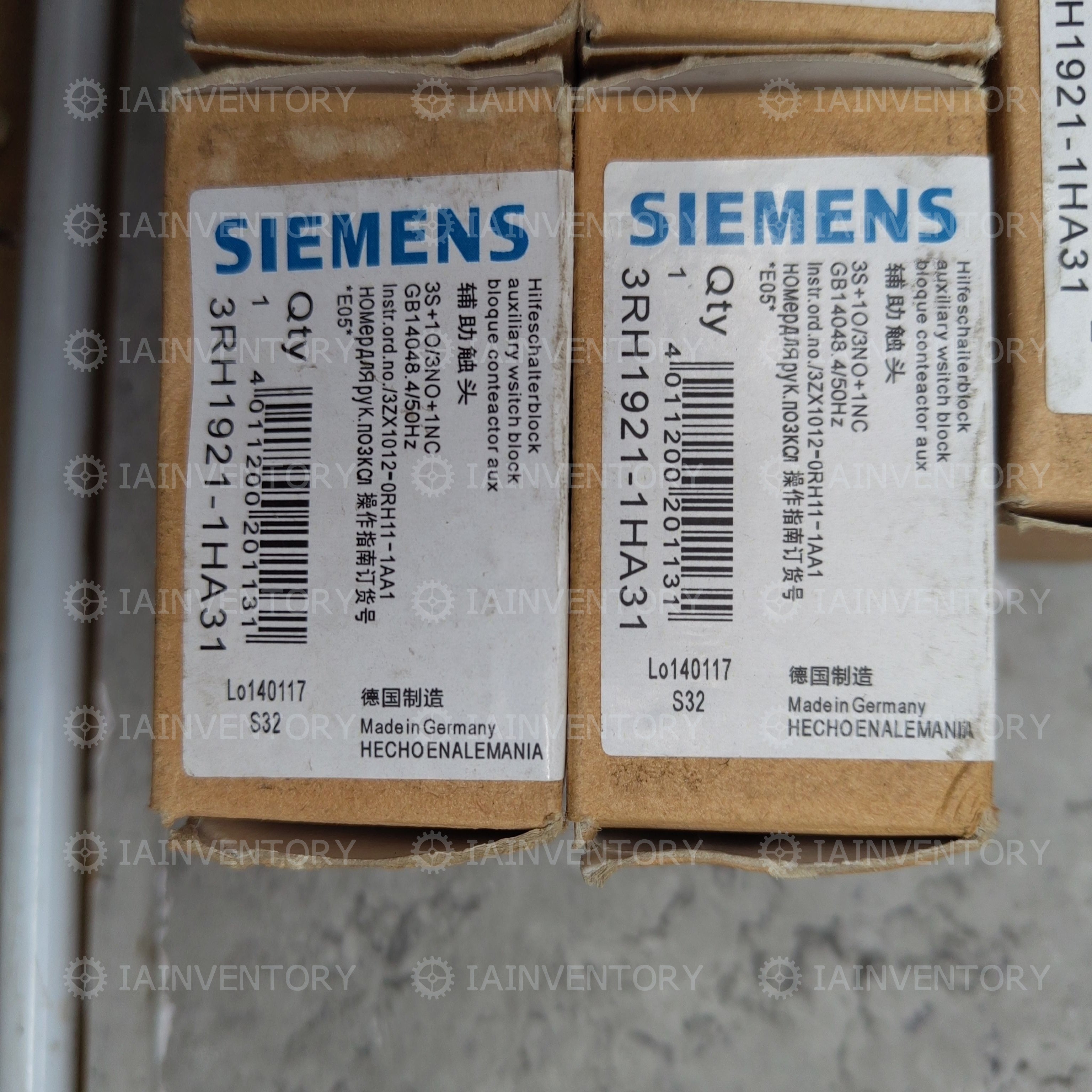 SIEMENS 3RH1921-1HA31
