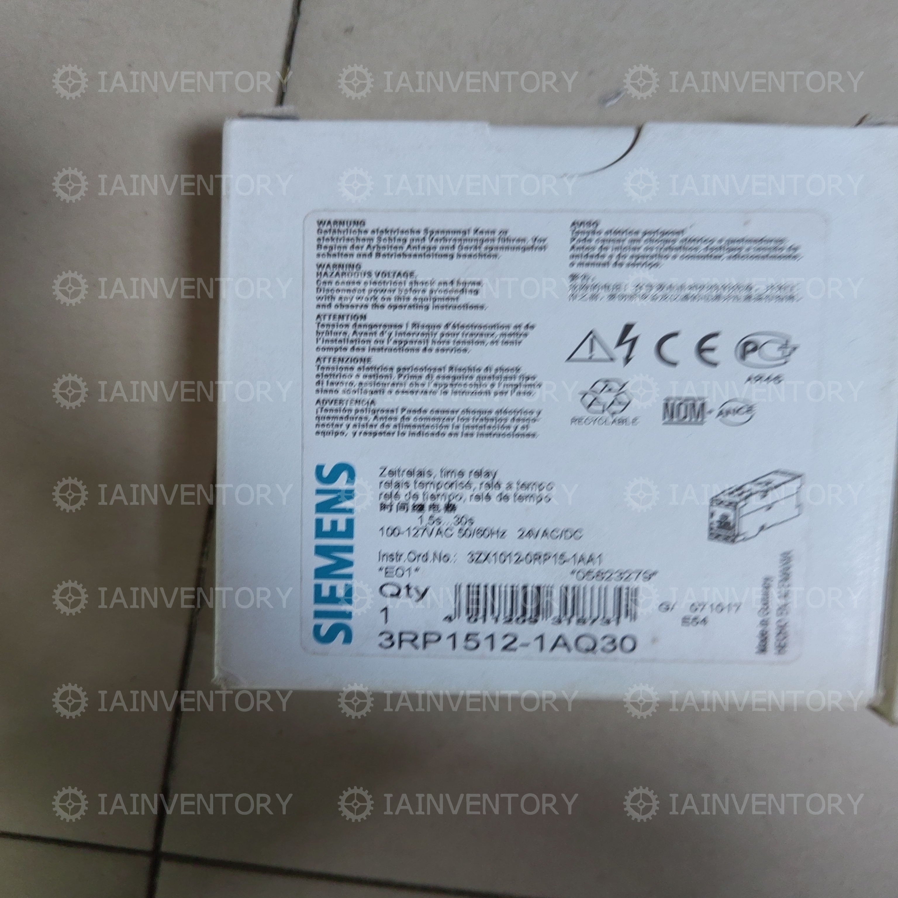 SIEMENS 3RP1512-1AQ30