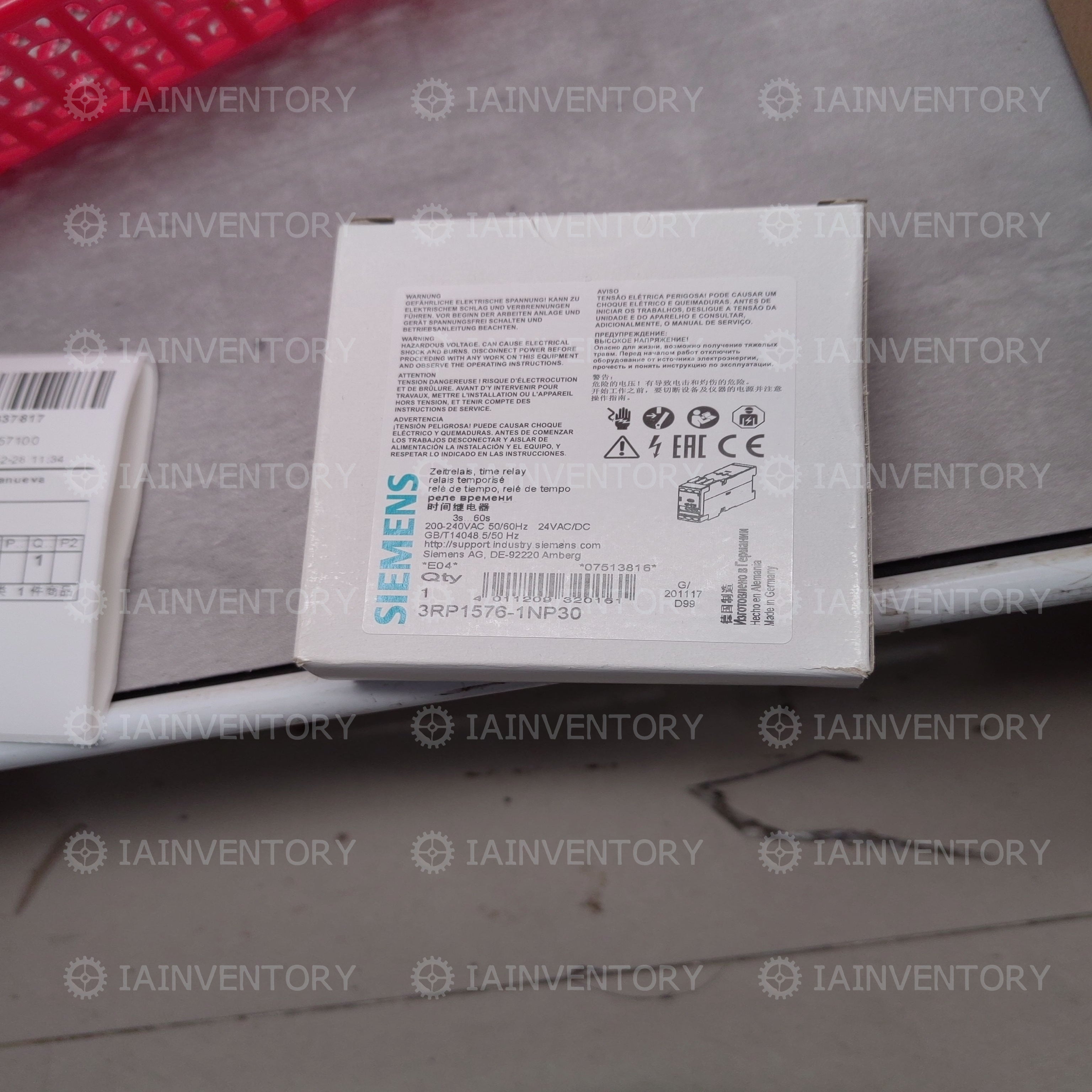Siemens 3RP1576-1NP30 PLC Solid State Time Timer Relay
