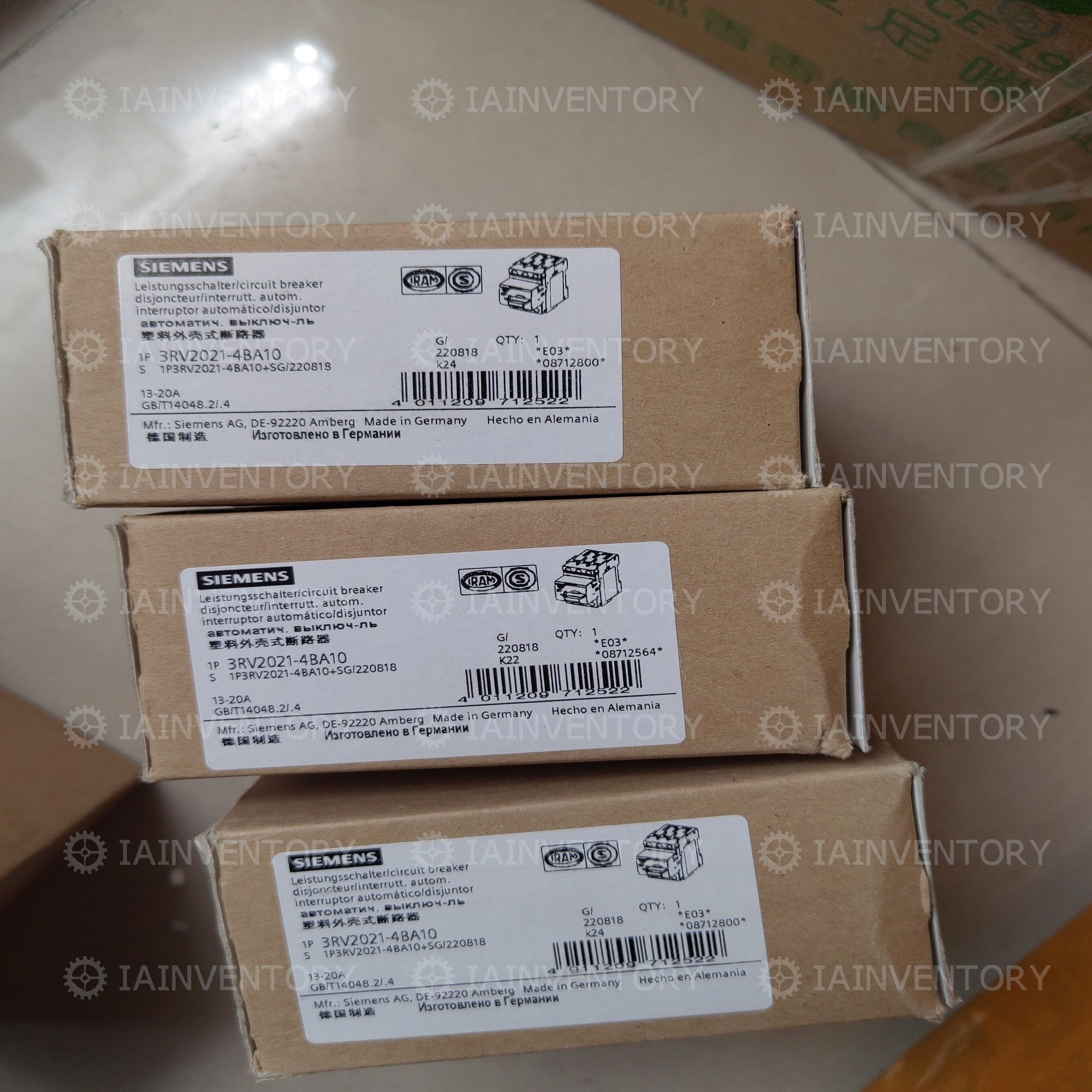 1PC? SIEMENS 3RV2021-4BA10 Circuit Breaker 13-20A