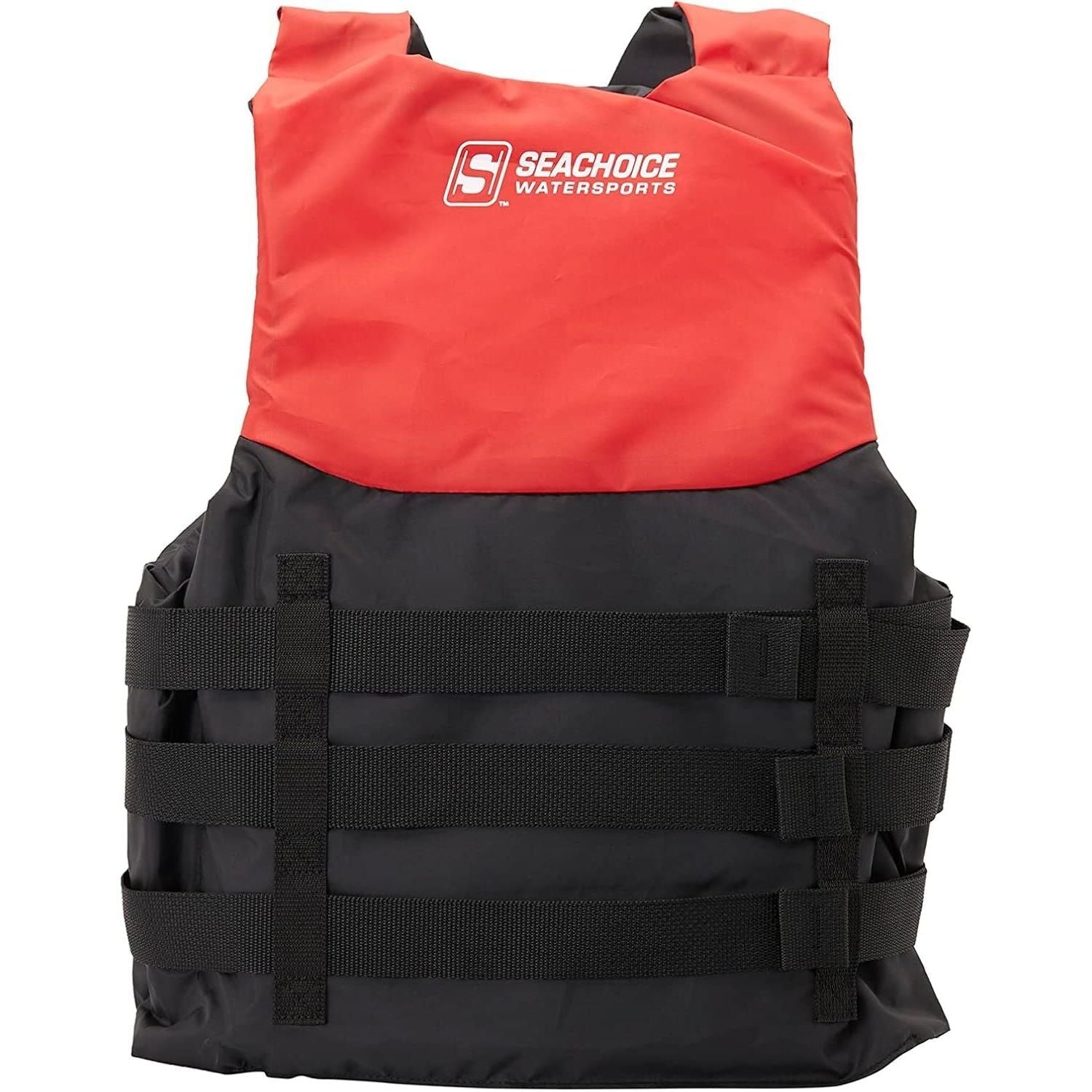 Seachoice 85393 Ski Vest 4 Belt Red, L/XL