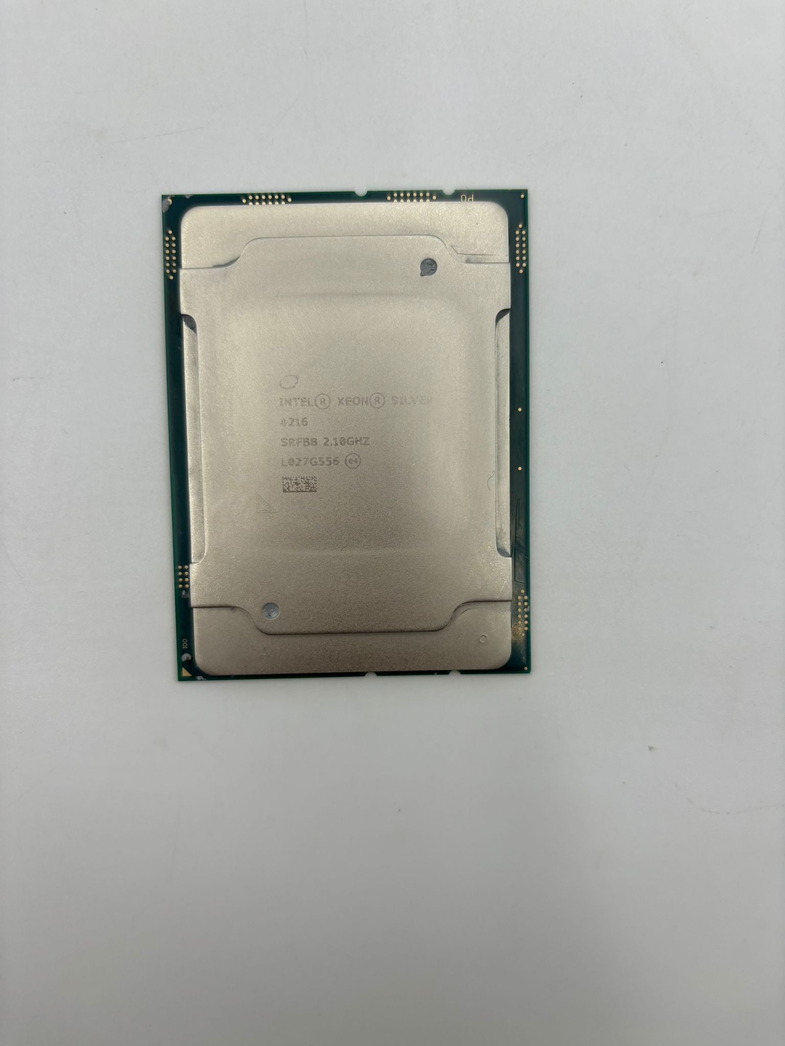Intel Xeon Silver 4216 Processor - Rear View | Alo Tech Solutions