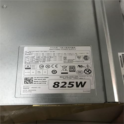 1pc PSU for T5810 T7810 T7910 825W Power Supply H825EF-02 D825EF-02 C2TXD W1FJK 0FT7T DR5JD CVMY8