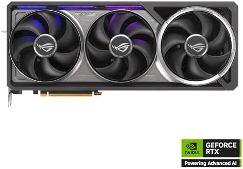 ASUS ROG Astral GeForce RTX™ 5090 OC Edition Gaming Graphics Card (PCIe® 5.0, 32GB GDDR7, HDMI®/DP 2.1, 3.8-Slot, 4-Fan Design, Axial-tech Fans, Patented Vapor Chamber, Phase-Change GPU Thermal pad