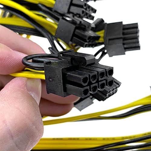 AHGDDA 1 Kit DPS-1200FB A 1200W PSU Power Supply+ Breakout Board + 12pcs 6pin-to-8pin Cables Mining BTC ETH Switching