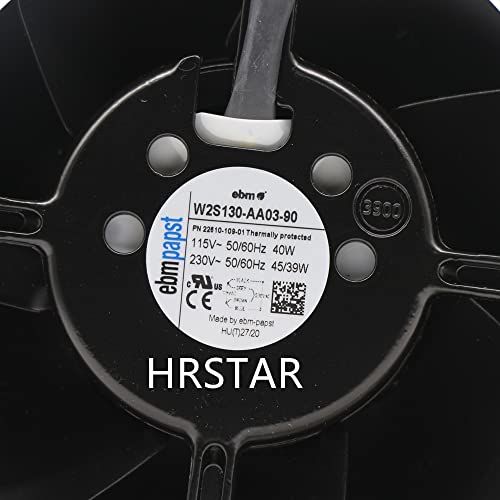 Original New Fan W2S130-AA03-90 115VAC/230VAC 0.26/0.62A 365m3/h 172 X150 X 55mm 2800min-1(r/min)Axial Fans