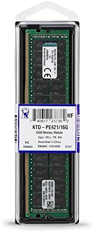 Kingston Technology 16GB DDR4 2133MHz Reg ECC Workstation Memory for Select Dell Desktops KTD-PE421/16G