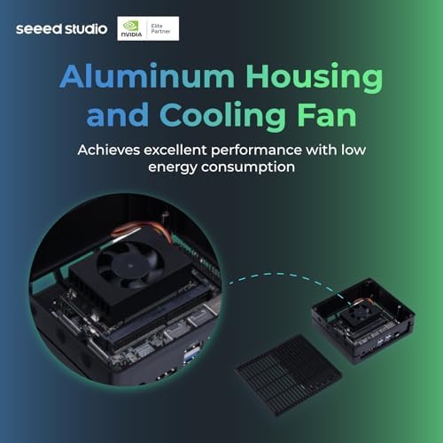 reComputer J4011-Edge AI Device with NVIDIA Jetson Orin™ NX 8GB Module, 4xUSB 3.2, M.2 Key E & Key M Slot, Aluminum case, Pre-Installed Jetpack System with NVIDIA Jetpack™ on 128GB NVMe SSD