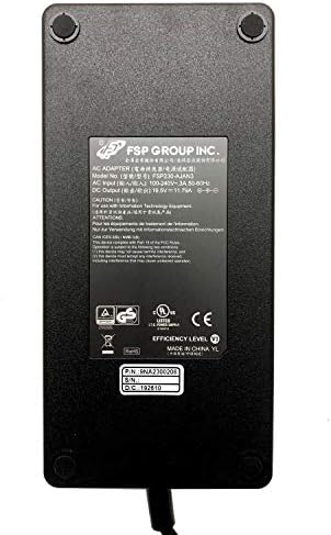 FSP 230W AC Power Adapter Slim Brick for Intel Mini ITX PC (9NA2300206)|B07YMNG34Q
