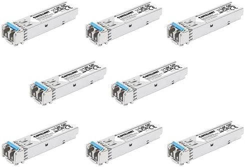 Intellinet 1000Base-SX SFP to LC Multi-Mode Mini GBIC Module 1G Fiber Transceiver - Cisco GLC-SX-MM Compatible - Wavelength 850 nm - Hot Plugging - Up to 550 m. – 545006-SGL|B001P8B4FG