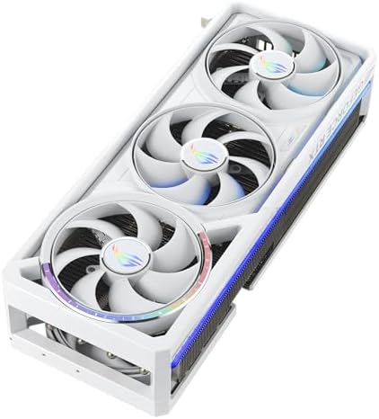ASUS ROG Astral GeForce RTX 5090 White OC Edition Gaming Graphics Card (PCIe 5.0, 32GB GDDR7, HDMI/DP 2.1, 3.8-slot, 4fan design, Axial-tech fans, patented vapor chamber, Phase-change GPU thermal pad)|B0FJQNQ8M7