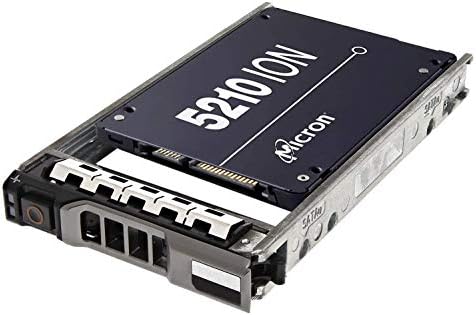 Micron 5210 ION 1.92TB Enterprise Solid State Drive Bundle with 2.5 inch Drive Tray Compatible with Dell PowerEdge R620, R630, R720, R720XD, R730, R730XD, R420, R430, T620, and T630 Servers