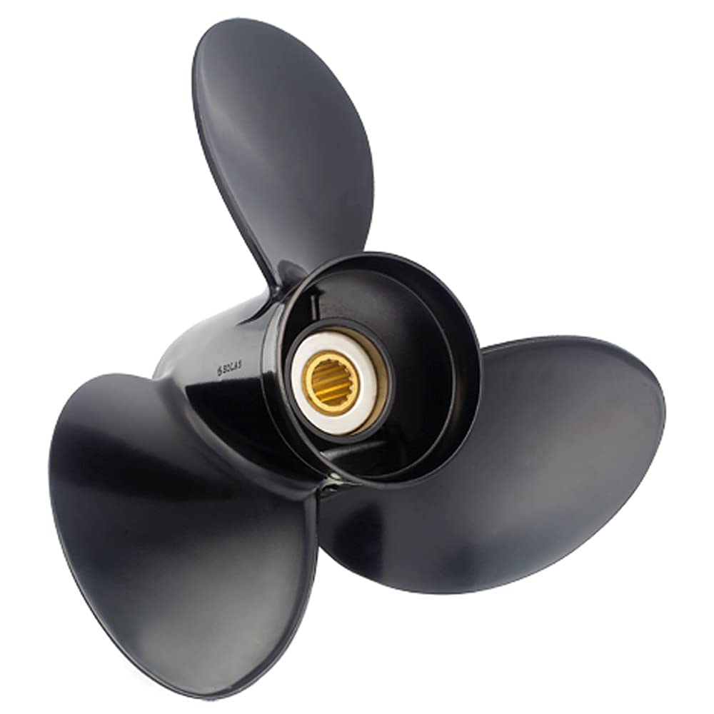 Solas Propeller 4511-153-19 Solas Amita 3 Aluminum 3-Blade Propeller for, Johnson/Evinrude