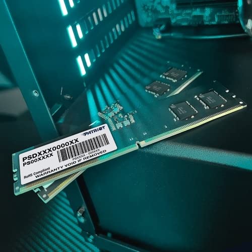 Patriot Memory Signature DDR5 RAM 16GB (2X8GB 5600MHz CL46 UDIMM Desktop Memory Kit - PSD532G5600K