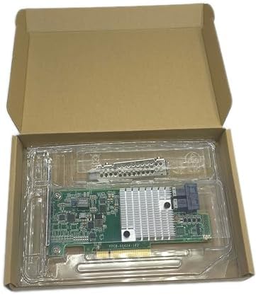 LSI 9300-8i Controller HBA Card, LSI 3008 SATA SAS Host Bus Adapter. 2 * SFF-8643 Internal 12Gbps, PCI-e 3.0 x8. IT Mode Firmware. Non RAID.|B0FBWCJSJV