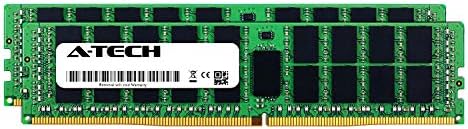 A-Tech 64GB Kit (2 x 32GB for Dell PowerEdge R630 - DDR4 PC4-19200 2400Mhz ECC Registered RDIMM 2Rx4 - Server Memory Ram Equivalent to OEM SNPCPC7GC/32G (AT316640SRV-X2R14