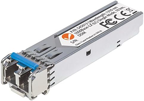 Intellinet 1000Base-SX SFP to LC Multi-Mode Mini GBIC Module 1G Fiber Transceiver - Cisco GLC-SX-MM Compatible - Wavelength 850 nm - Hot Plugging - Up to 550 m. – 545006-SGL|B001P8B4FG
