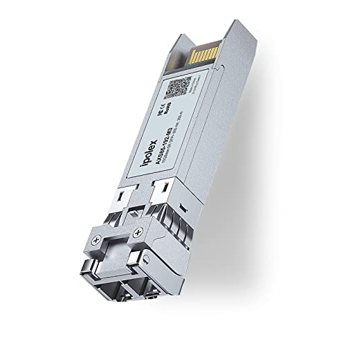 ipolex SFP+ 10GBase LR Singlemode Module, 10G SFP LC 1310nm Fiber Optic Transceiver for Cisco SFP-10G-LR, Ubiquiti UniFi UF-SM-10G, Meraki MA-SFP-10GB-LR, Netgear AXM762, Mikrotik and More, up to 10KM|B01EN33WYK