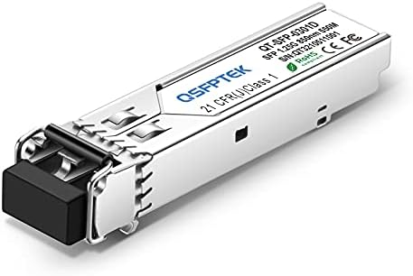 QSFPTEK 4Packs 10GBASE-LR Transceiver, 10G SFP+ Patch Module, 1310nm, 10km, DDM LC, 10Gbe Ethernet Mini-GBIC for Cisco SFP-10G-LR, Ubiquiti UF-SM-10G, Mikrotik, Netgear, Qnap NAS, D-Link|B08P4MFPD5