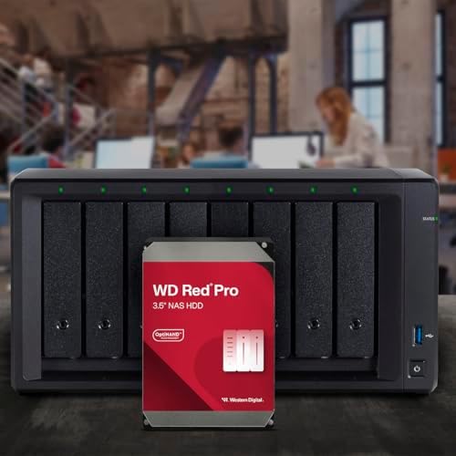 Western Digital 16TB WD Red Pro NAS Internal Hard Drive HDD - 7200 RPM, SATA 6 Gb/s, CMR, 512 MB Cache, 3.5" - WD161KFGX|B08K3VVKSW
