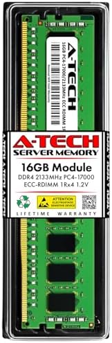 A-Tech 64GB Kit (2x32GB) DDR4 2666MHz PC4-21300 ECC RDIMM 2Rx4 Dual Rank 1.2V ECC Registered DIMM 288-Pin Server & Workstation RAM Memory Upgrade Modules (A-Tech Enterprise Series)|B0BPN48JTW