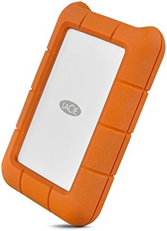 LaCie Rugged Thunderbolt USB-C 2TB External Hard Drive Portable HDD – USB 3.0 compatible, Drop Shock Dust Water Resistant, Mac and PC Computer Desktop Workstation Laptop, 1 Mo Adobe CC (STFS2000800
