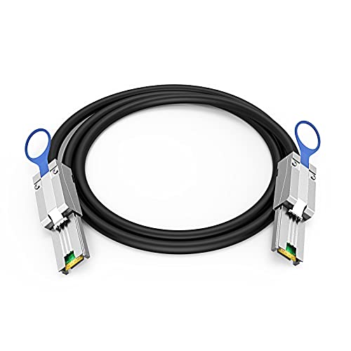 CableCreation External Mini SAS 26pin (SFF-8088) Male to Mini SAS 26 (SFF-8088) Male Cable, 1.0M|B013G4F3A8