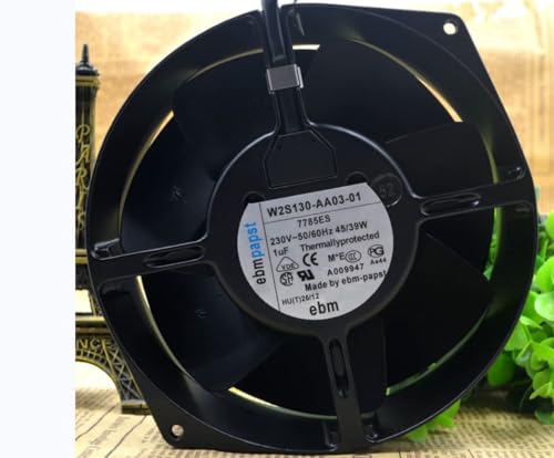 W2S130-AA03-01 172X150X55mm 230V 45/39W 50/60Hz 2800RPM 191.3CFM 2-Wire Cooling Fan|B0F24L2YYH