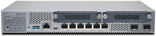 Juniper Networks SRX320 8-Port Security Services Gateway Appliance (Renewed, Black, Metal Case