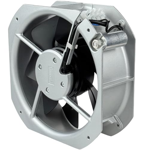 for EBM-PAPST W2E200-HH86-01 Cooling Fan, 115V 80W 0.58-0.70A 50/60Hz axial Flow Fan, 5uF 220VDB 225×225×80mm Fan|B0DSPZHG6P