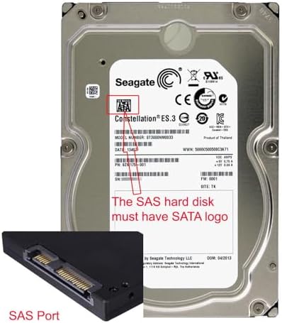 NFHK SFF-8482 SAS 22 Pin to 7 Pin + 15 Pin SATA Hard Disk Drive Raid Adapter with 15 Pin Power Port|B0CPPMG9BS