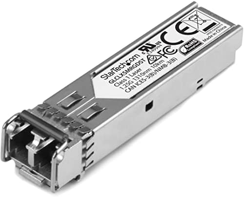 StarTech.com Cisco SFP-GE-T Compatible - Gigabit SFP - 10/100/1000 Mbps - RJ45 Port - 1000Base-T - Copper SFP - GBIC Module|B007UR0CZE