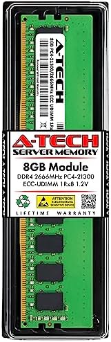 A-Tech Server 32GB Kit (2x16GB DDR4 2666MHz PC4-21300 ECC UDIMM 2Rx8 Dual Rank 1.2V ECC Unbuffered DIMM 288-Pin Server & Workstation RAM Memory Upgrade Modules (A-Tech Enterprise Series