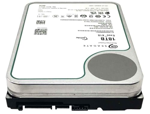 Seagate Exos X18 ST18000NM000J 18 TB Hard Drive - Internal - SATA (SATA/600) (Renewed)|B0D5KR38K1