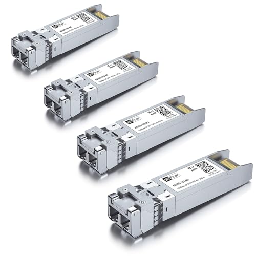 H!Fiber 10Gb SFP+ RJ45 Transceiver, 10Gbase-T SFP+ Ethernet Module Support 10G/5G/2.5G/1.25G, Compatible with Cisco SFP-10G-T-S, Ubiquiti UF-RJ45-10G, UniFi, Meraki,MikroTik,Supermicro and More, 30m|B06XQBFHNL