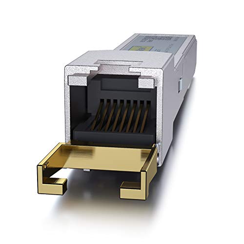 10Gtek ๐ญ๐ฌ/๐ญ๐ฌ๐ฌ/๐ญ๐ฌ๐ฌ๐ฌ๐๐ฎ๐๐ฒ-๐ง ๐๐ผ๐ฝ๐ฝ๐ฒ๐ฟ ๐ฆ๐๐ฃ, Auto-Negotiation SFP to RJ45 Mini-GBIC Transceiver or Cisco GLC-T(10/100/1000)/SFP-GE-T(10/100/1000) Pack of 2|B09NNMP934