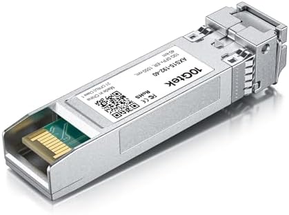 10Gtek 10GBase-T SFP+ to RJ-45 Transceiver, 10Gbe SFP+ Copper Ethernet CAT6a Module, up to 30m, for Cisco SFP-10G-T-S, Ubiquiti UniFi, Fortinet, TP-Link and More|B01KFBFL16