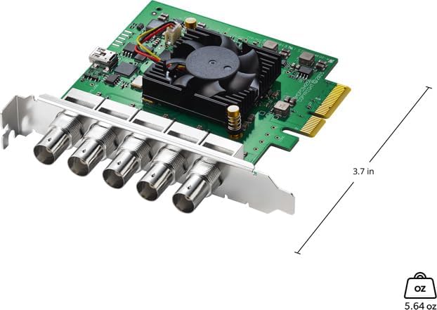 Blackmagic DeckLink Duo 2 BDLKDUO2 - Side View | Alo Tech Solutions