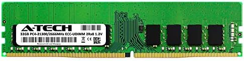 A-Tech 32GB Replacement for Samsung M391A4G43MB1-CTD - DDR4 2666MHz PC4-21300 ECC UNBUFFERED UDIMM 2rx8 1.2v - Single Server Memory Ram Stick|B08D6Z1MKN