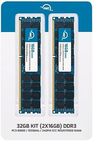 64GB (2x32GB DDR3 1333 PC3-10600 CL9 4Rx4 240-pin 1.5V ECC Registered RDIMM Memory RAM Compatible with HP ProLiant BL460c G7 BL490c G7 BL620c Gen7 BL680c Gen7 BL685c Gen7