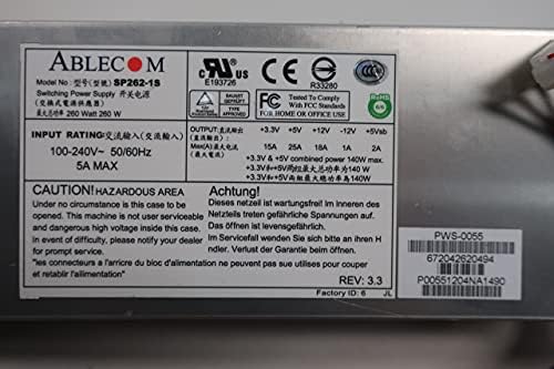 SP262-1S Switching Power Supply 100-240V-AC 18A 12V-DC