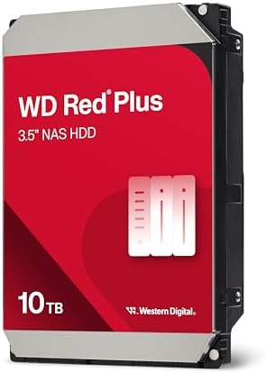 Western Digital 18TB WD Red Pro NAS Internal Hard Drive HDD - 7200 RPM, SATA 6 Gb/s, CMR, 512 MB Cache, 3.5" - WD181KFGX|B08K3TFM92