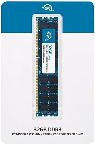 64GB (2x32GB DDR3 1333 PC3-10600 CL9 4Rx4 240-pin 1.5V ECC Registered RDIMM Memory RAM Compatible with HP ProLiant BL460c G7 BL490c G7 BL620c Gen7 BL680c Gen7 BL685c Gen7