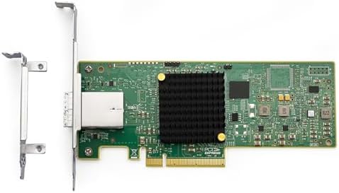 H!Fiber 12G Internal PCIe Controller Card, 8 Ports 12Gb/s SATA + SAS HBA Card, Broadcom's 3008 Chip, PCI Express 3.0 X8, 2X Mini SAS SFF-8643 Ports, Same as 9300-8I with Low Profile Bracket|B0BTM28KFJ