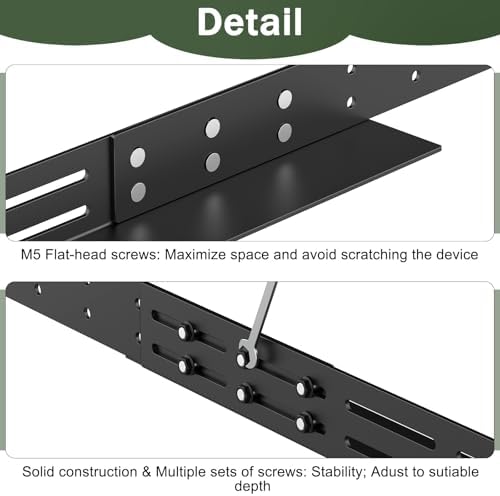 1U Universal Rack Mount Rails 4-Post Server Rack Shelf Rail 16"-30" Adjustable Depth Server Rack Rail Compatible with APC, HP, IBM, DELL, Compag Cabinet & Rack|B0FSS558FD