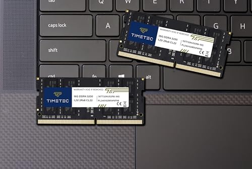 Timetec Premium 32GB KIT(2x16GB) DDR4 3200MHz (or 2933MHz or 2666MHz) PC4-25600 Non-ECC Unbuffered 1.2V CL22 2Rx8 Dual Rank 260 Pin SODIMM Laptop Notebook PC Computer Memory RAM Upgrade|B0FYP6H9T8