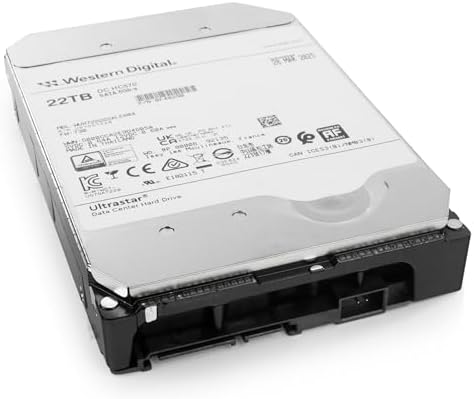Western Digital Ultrastar DC HC570 WUH722222ALE604 0F48290 22TB 7.2K RPM SATA 6Gb/s 512e 3.5in Enterprise Hard Drive (Renewed